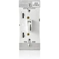thumbnail image 1 of Leviton Toggle Slide Dimmer Switch TSL06-1LW - For Dimmable LED, Halogen, Incandescent - White, 1 of 4