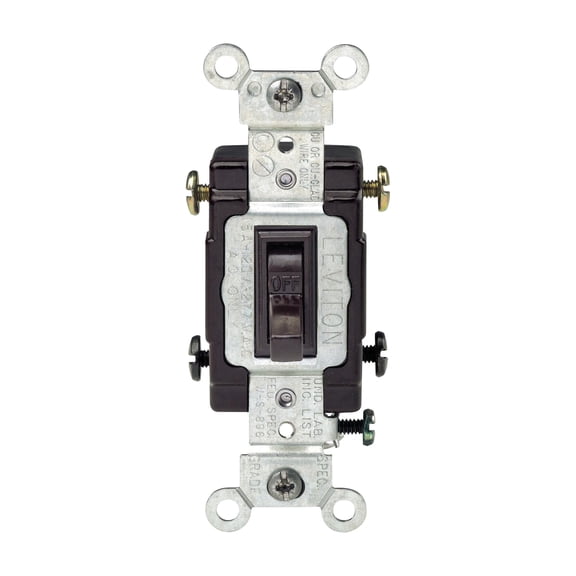 Leviton Grounded Quiet Double Pole Switch