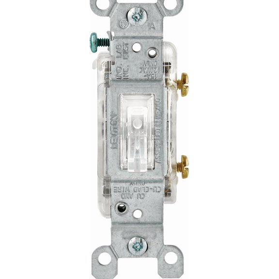 Leviton Toggle Switch Rocker Switch - Pack of 12  Indoor & Outdoor Use, NEC-Compliant