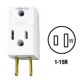 Leviton Triple Outlet Cube Tap - Pack of 2