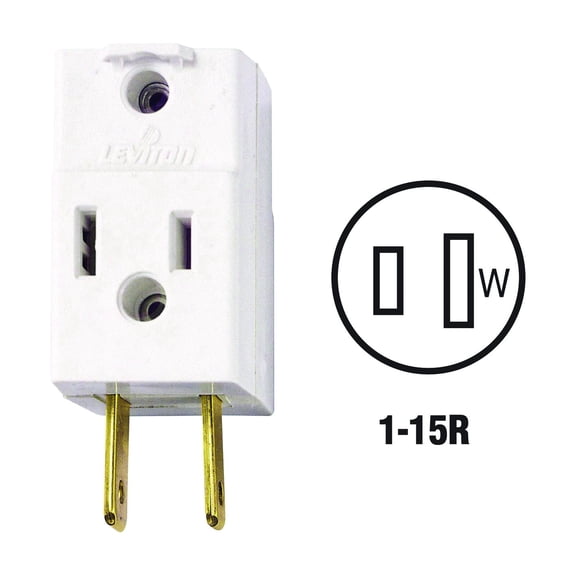Leviton Triple Outlet Cube Tap - Pack of 8