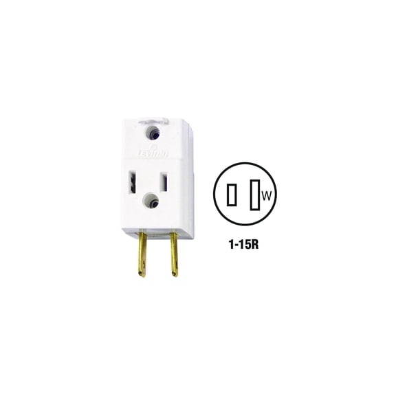 Leviton Triple Outlet Cube Tap - Pack of 8