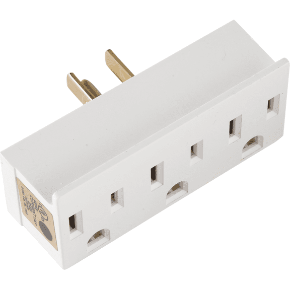 Leviton 125V 15A 125V Duplex Receptacle in White — 15A 125V — UL Listed for US Residential Electrical Code Compliance, Drop-in NEC-Standard Wiring