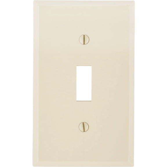 Leviton Unbreakable Toggle Switch Wall Plate - Pack of 8  Indoor & Outdoor Use, NEC-Compliant