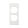 thumbnail image 1 of Leviton Sectional Center Wall Plate - Duplex Receptacle, Toggle, Unbreakable - White, 1 of 4