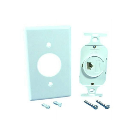Leviton White 110-Type Telephone Insert T568B Cat 3 WECO 41058-WDA