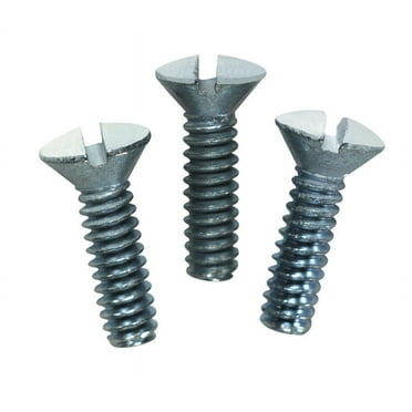 Leviton C22-88000-PRT Standard Wallplate Screws, White, 20 Pack