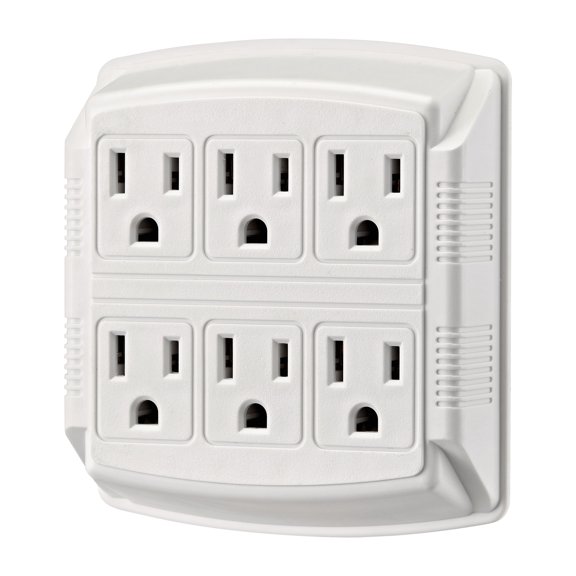 Leviton White Multi-Outlet Tap - Pack of 12