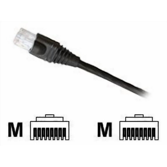 Leviton eXtreme 6+ - Patch cable - RJ-45 (M) to RJ-45 (M) - 5 ft - UTP - CAT 6e - booted, stranded - black