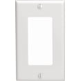 thumbnail image 1 of Leviton GFCI Receptacle — Decora® Rocker-Style Design in White — UL Listed for US Residential Electrical Code Compliance, Drop-in NEC-Standard Wiring, 1 of 1