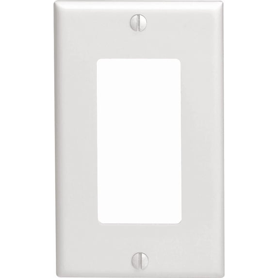 Leviton GFCI Receptacle — Decora® Rocker-Style Design in White — UL Listed for US Residential Electrical Code Compliance, Drop-in NEC-Standard Wiring