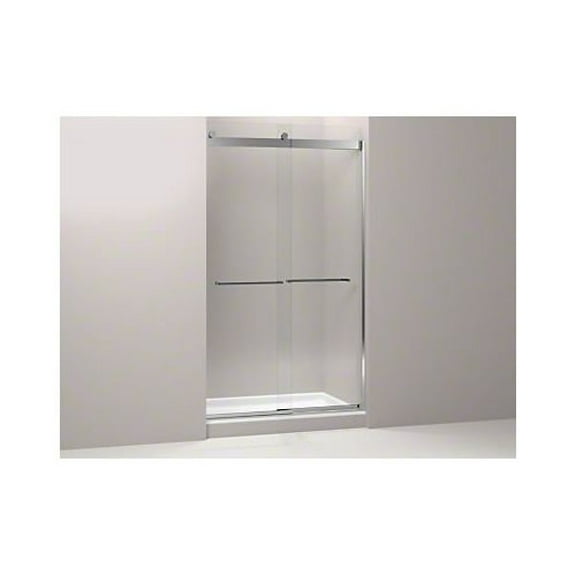 Levity Frameless 82" x 26"Front Sliding Panel  Assembly for Sliding Shower Door