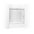 thumbnail image 1 of Kohler 706002-D3-ABV 59.75 x 55.62 in. Levity Sliding Bath Door with 0.25 in. Thick Frosted Glass - Anodized Brushed Bronze, 1 of 2