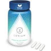 Levium Stress Relief Supplement Pills | Natural Mood Boosting Capsules, 90 Ct