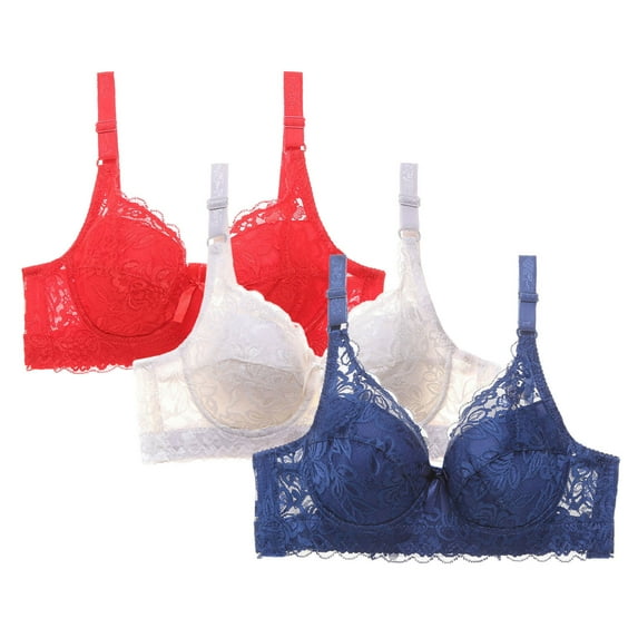 Levmjia 2PC Womens Bras Front Closure No Underwire Comfort Wireless Leopard Print Bralette Lingerie Set for Sleep Lounge Plus Size 32-46B/C/D Multi Color