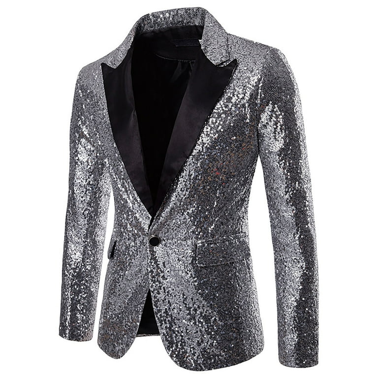 Big and tall sequin blazer hotsell