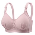thumbnail image 1 of Levmjia Bras For Women Wireless Comfort Soft Nylon Seamless Breathable Solid Color Everyday T Shirt No Underwire Lightweight Support Sizes, 1 of 6