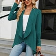 thumbnail image 1 of Levmjia Cardigans for Women Fall Jacket Loose Tops Women's Fashion Color Loose Fitting Long Sleeved Cardigan, 1 of 7