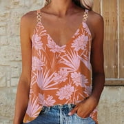 Levmjia Tank Tops For Women Plus Size Clearance Womens Tie-Dye Scoop Neck-Henley Shirts Summer Loose Casual Sleeveless Tank Tops Gray