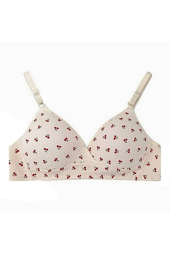 Cotton Bras For Women Wirefree Wireless Comfort No Underwire Non Padded Seamless Bralette Soft Breathable Sleep Multi Color 32-40B/C/D