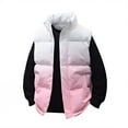 thumbnail image 1 of Levmjia Men's Puffer Vest Gradient Color Stand Collar Sleeveless Jacket M-5XL Polyester Quilted Body Warmer Casual Fashion Outerwear Zippered Pockets Vest Lightweight Warm Waistcoat, 1 of 6