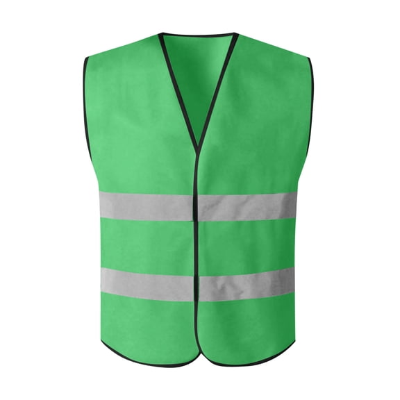 Levmjia Men's Reflective Safety Vest High Visibility Workwear Construction Traffic Nighttime Gear Free Size Breathable Mesh Jacket Lightweight Outdoor Labor Protection