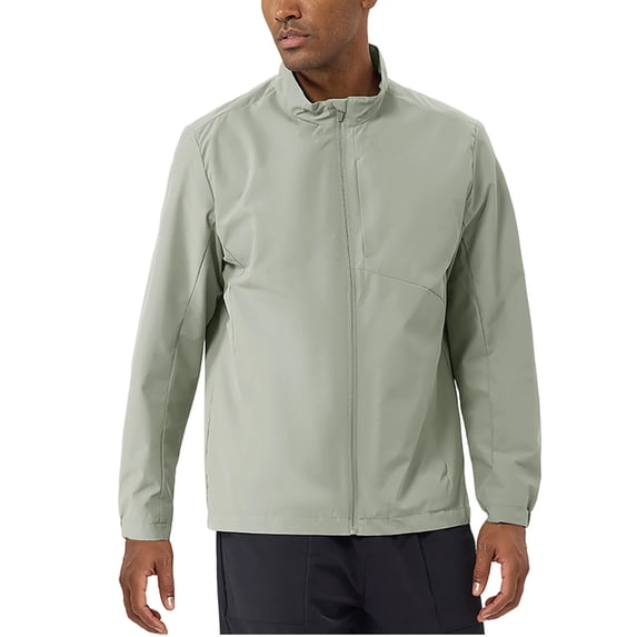 Levmjia Men's Waterproof Windbreaker Windproof Jacket Outdoor Hiking Jacket Lightweight Rain Jacket Polyester Shell Jacket Stand Collar Jacket Breathable Outdoor Wear S-3XL