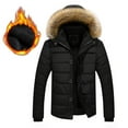 thumbnail image 1 of Levmjia Men's and Big Men's Jacket Zipper Outdoor Warm Winter Thick Jacket Hooded Coat With Pocket, 1 of 3