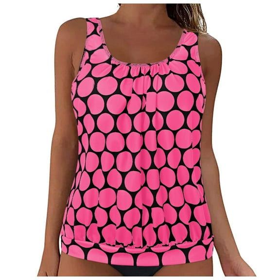 Levmjia Tankini Tops for Women Modest Swimsuits Ruched Beach Padded Adjustable Strap Swimwear Swim Top High Cut Beach Vacation Swimming Pool Summer