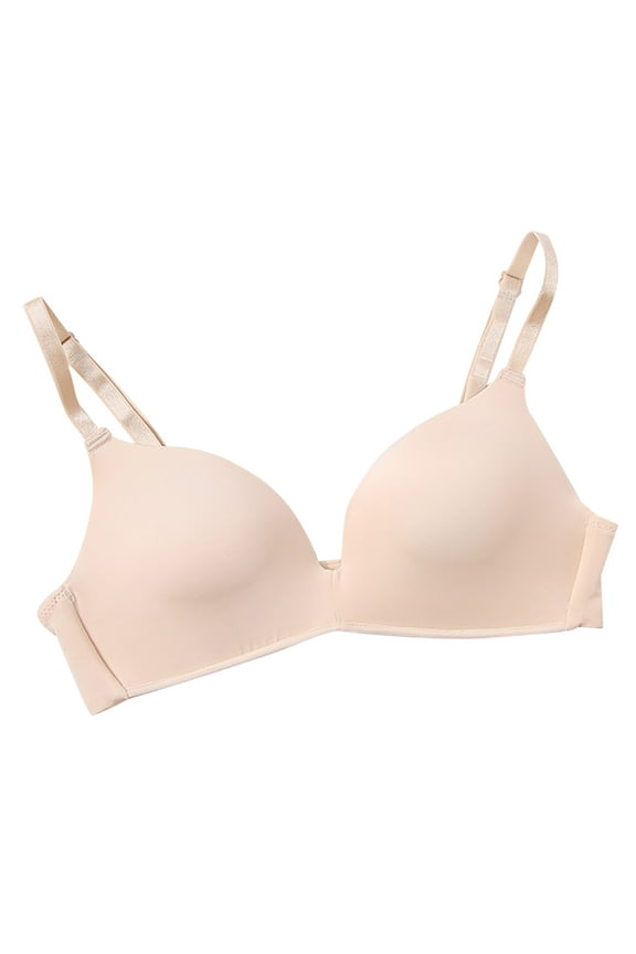 Sheer Bras For Women Wireless Comfort Bras Adjustable Straps Seamless Cotton Bralette For Women Sleep Sports 32-40B/C/D Breathable Lightweight Support Single Pack