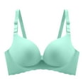 thumbnail image 1 of Levmjia Sheer Bras For Women Wireless Lace Comfort Bra Adjustable Front Closure Seamless Underwire-Free Sleep Comfort Home Leisure Black Beige Sizes 32-40B/C/D, 1 of 3