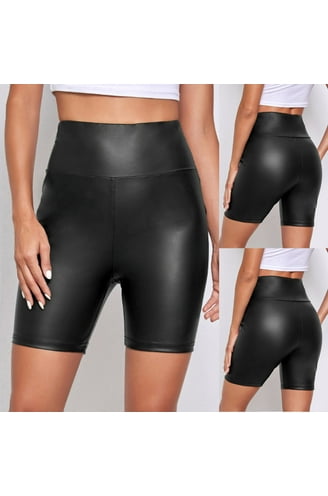 DOUBLE WAIST LEATHER SHORT PANTS サイズ3 DOUBLE WAIST LEATHER SHORT PANTS サイズ3 ショートパンツ