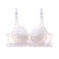 thumbnail image 1 of Levmjia Sports Bras for Women Full Coverage Lace Lingerie Wire Free Bra Underwear Gathered Bra, 1 of 2
