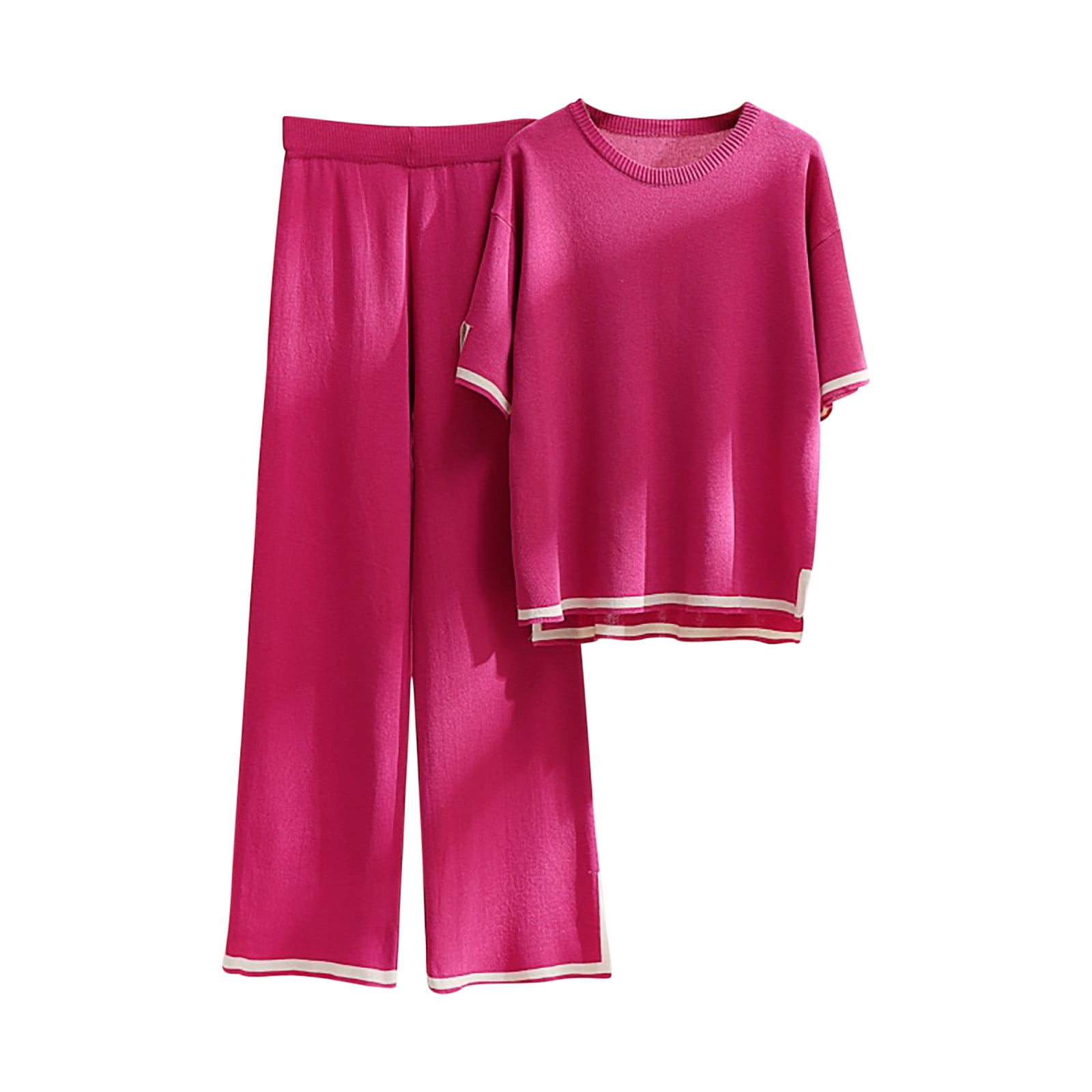 Moomaya Women's Viscose Jersey 2 Piece Lounge Set