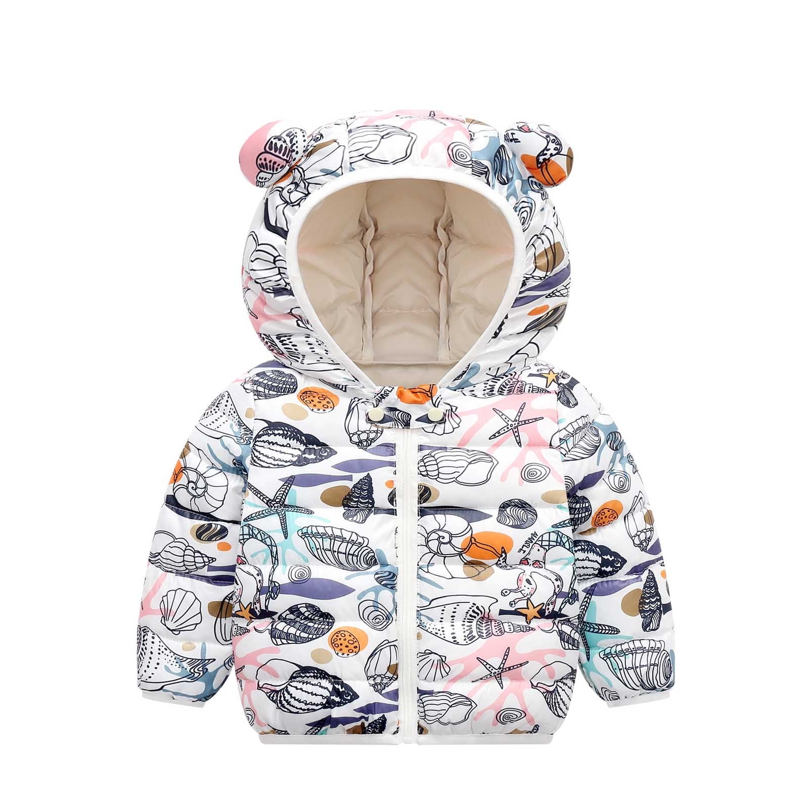 Levmjia Toddler Boy Girl Clothes Winter Jacket Coat Fashion Kids Thick