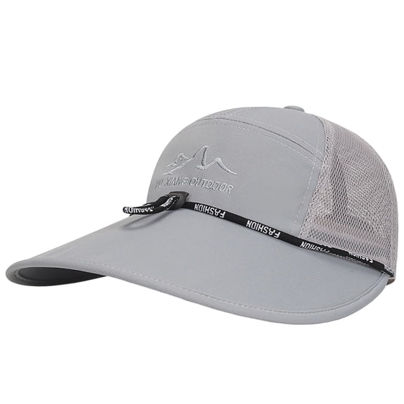 Levmjia Women Baseball Cap Breathable Mesh Embroidered Adjustable Drawstring UV Protection Sun Hat Outdoor Running Fishing Driving Daily Commute Casual Sports Travel