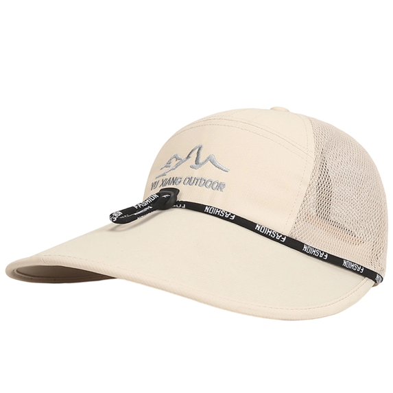 Levmjia Women Baseball Cap Breathable Mesh Embroidered Adjustable Drawstring UV Protection Sun Hat Outdoor Running Fishing Driving Daily Commute Casual Sports Travel