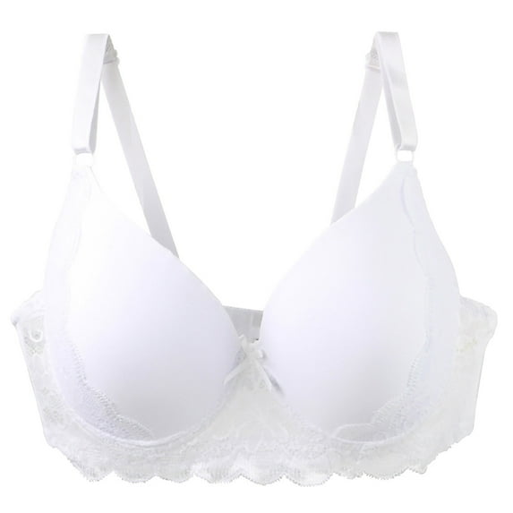 Levmjia Women Bra Seamless Push Up Sports Lace Comfortable Breathable Wireless Bralette for Yoga Workout Daily Wear Multi Color Options