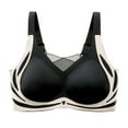 thumbnail image 1 of Levmjia Women Comfort Bras Wireless Solid Color Lightweight Lined Seamless Underwire Free Comfortable Everyday Wear Casual Support, 1 of 2