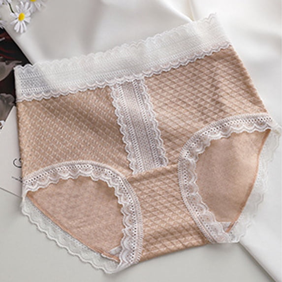 Levmjia Women High Waist Silk Underwear Cotton Crotch Seamless High Elasticity Breathable Panties No Show Comfortable Everyday Wear Multiple Colors