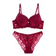 thumbnail image 1 of Levmjia Women Lingerie Bra Set Lace Underwear Push Up Transparent Thin Bra With Panties For Large Chest Comfortable Sleep Everyday Wear And Special Occasions Valentine, 1 of 3