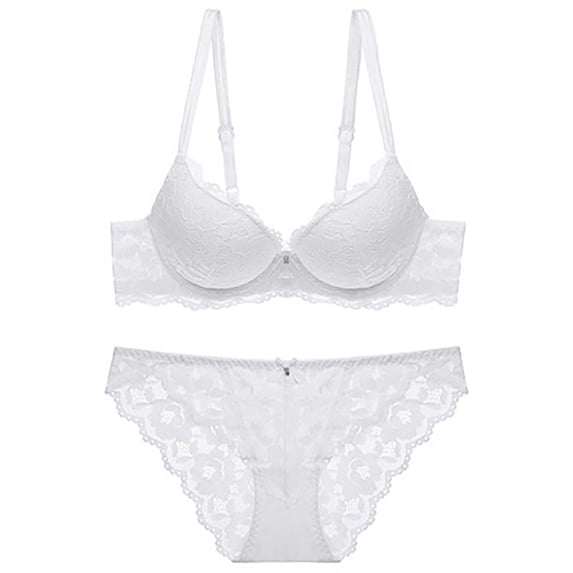 Levmjia Women Lingerie Bra Set Lace Underwear Push Up Transparent Thin Bra With Panties For Large Chest Comfortable Sleep Everyday Wear And Special Occasions Valentine