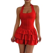 knee length dresses for ladies Ovard Black Mini Dress - 10