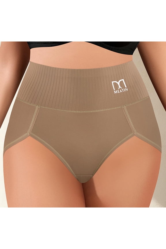 Women Panties Seamless High Waist Tummy Control Breathable Underwear For Women Plus Size Comfortable Everyday Wear No Show