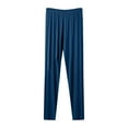 thumbnail image 1 of Levmjia Women Pants High Waist Leggings Soft Stretchy Yoga Pure Cotton Comfortable Workout Running Lounge Wear For Plus Size XS To 6XL, 1 of 8