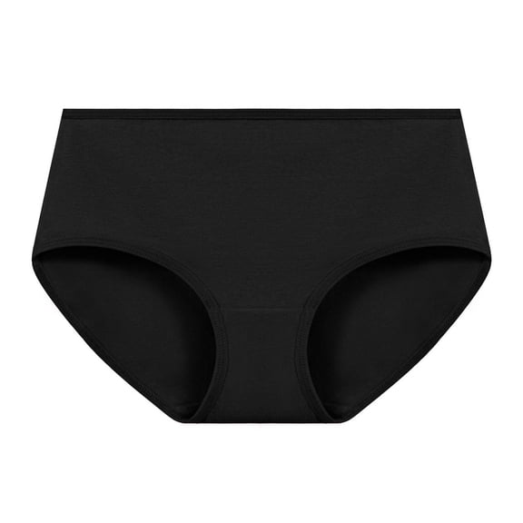 Levmjia Women Period Underpants Cotton Casual Briefs Plus Size Solid Color Seamless Leakproof Absorbent Panties For Heavy Flow Comfortable Breathable