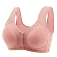 thumbnail image 1 of Levmjia Women Push Up Bras Wireless Lace Comfortable Seamless Front Closure Breathable Underwear For Daily Wear Multi Colors Available, 1 of 2