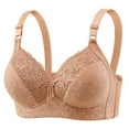 thumbnail image 1 of Levmjia Women Seamless Bra Wireless Push Up Comfortable Breathable Lace Underwear No Underwire Bralette for Everyday Wear 32-40B/C/D Multi Colors 2 Pack, 1 of 7