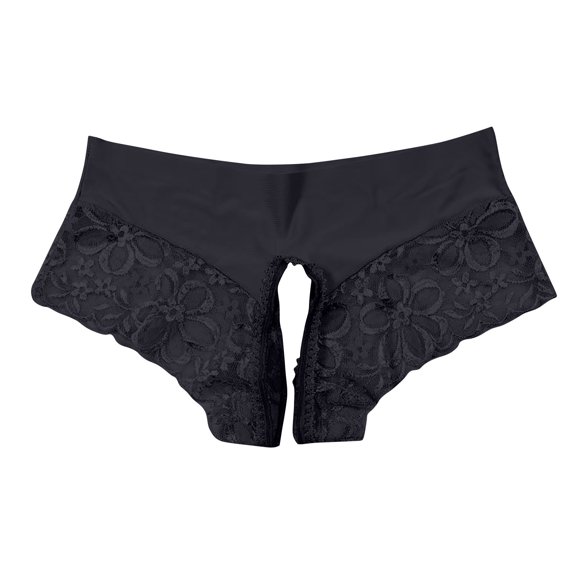 Levmjia Women Seamless Underwear Polyester Breathable No Show Panties Invisible Comfort Daily Wear Low Rise Lace Trim Design Lightweight Four Season Essential