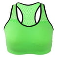 thumbnail image 1 of Levmjia Women Sexy Sports Bra Wireless Mesh Yoga Running Quick Drying Comfortable Breathable Seamless Workout Underwear for Gym Fitness Daily Wear S-XXL Multi Colors, 1 of 3